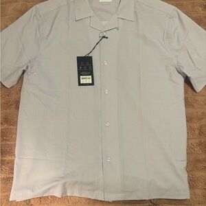 7 Diamonds Pale Lavender Fonzo Button Down Camp Shirt